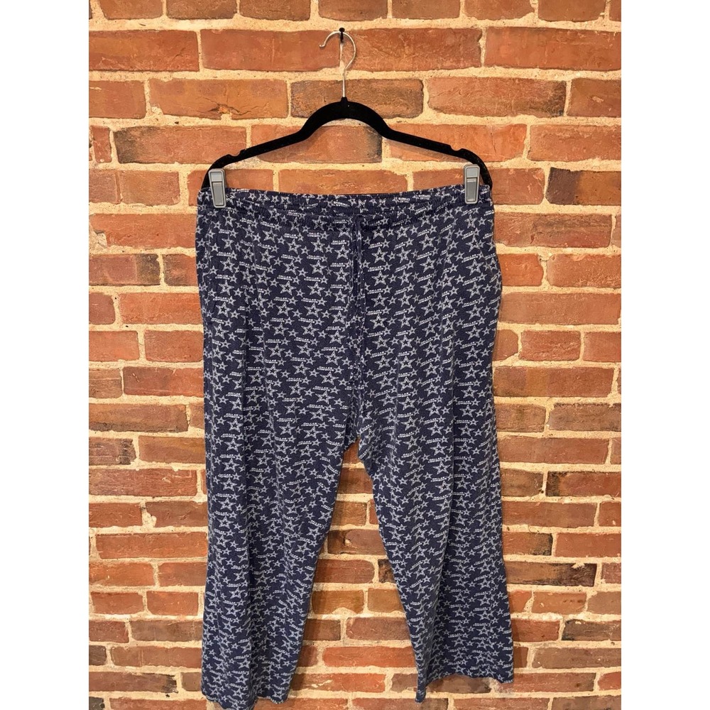 Dallas Cowboys Men's Sleep Pants NFL Blue Star Print L